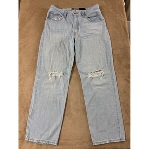 Levi's SilverTab Distressed '94 Baggy Jeans Womens size 31x31 Light Blue EUC